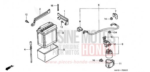 BATTERIE NX125S de 1995